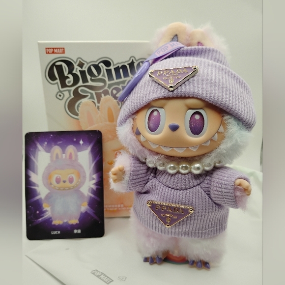 POP MART Other - Big Into Energy Confirmed "Luck" Includes An Adorable Purple Outfit